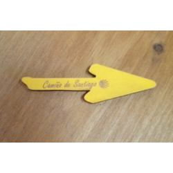 Flecha camiño e Santiago imán