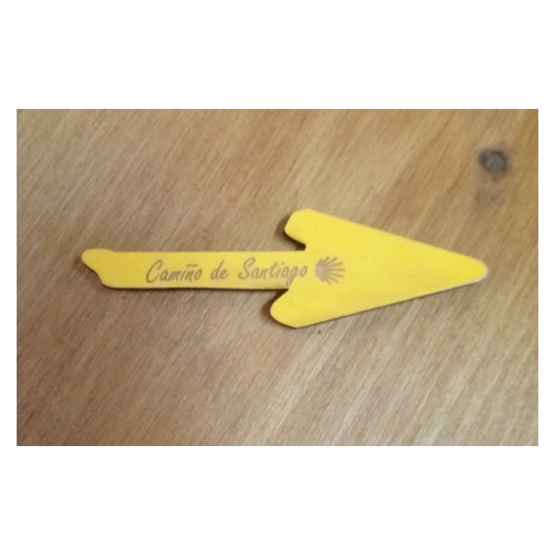 Flecha camiño e Santiago imán