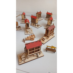 Hórreo Galego en madeira