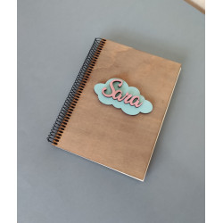 Caderno Sara tintado