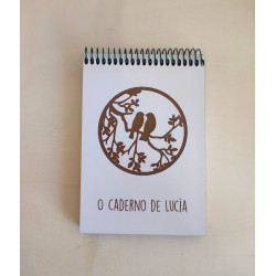 Caderno en dm A5