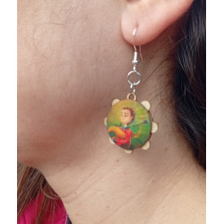Pendentes gaiteira na pandereta