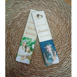 Marca paxinas de madeira...