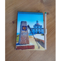 Caderno souvenir con lapiz